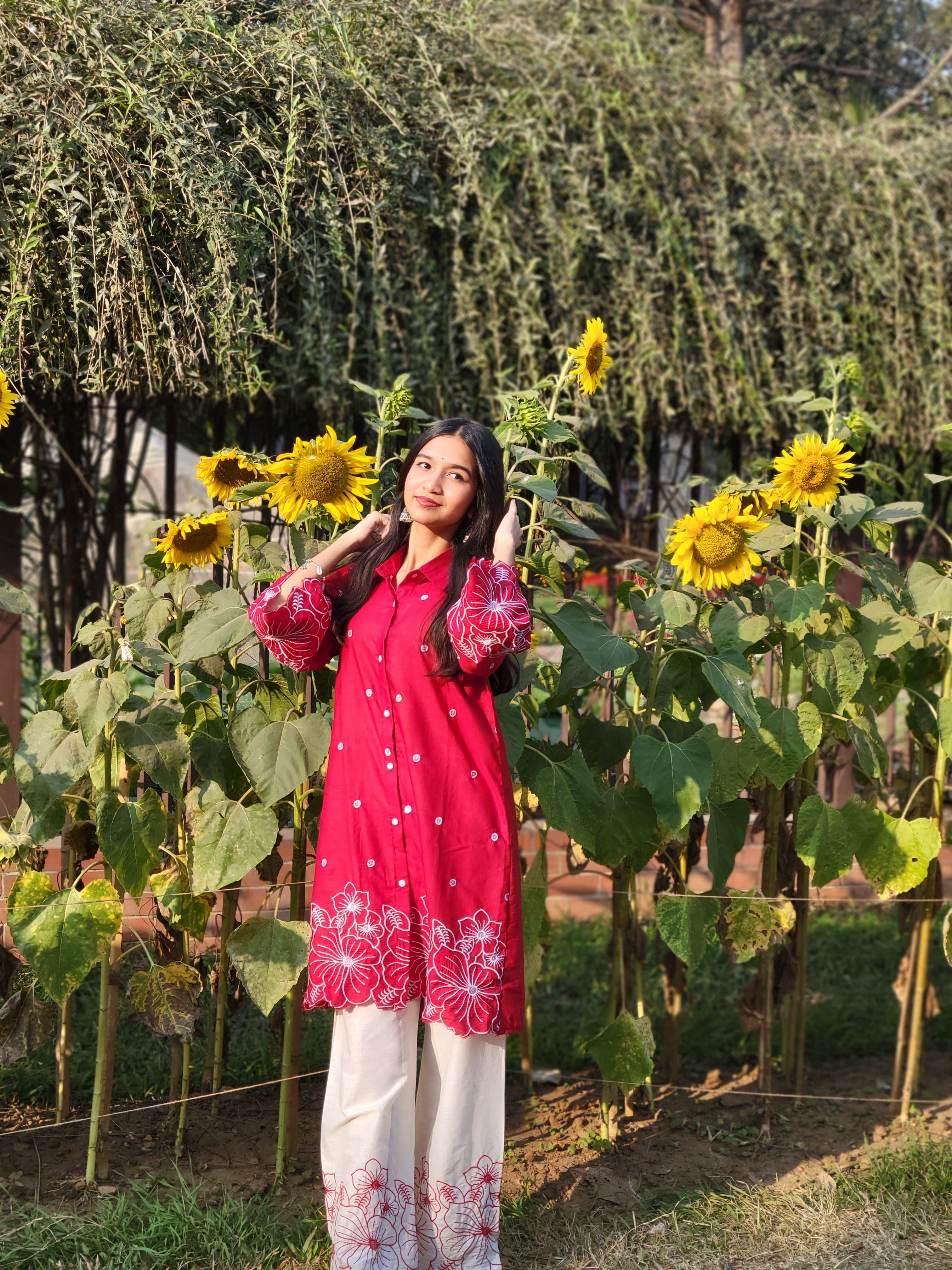 Floral Rhythm: Ruby & Olive Edition